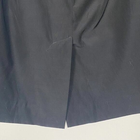 Banana Republic Black Belted High-waisted Silk-Blend Pencil Skirt - Picture 7 of 10